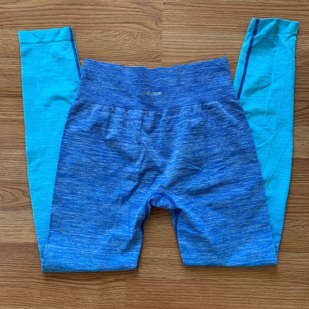 Running Girl Seamless High Waisted Ombre Leggings